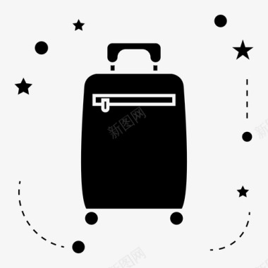 旅行箱包行李图标图标