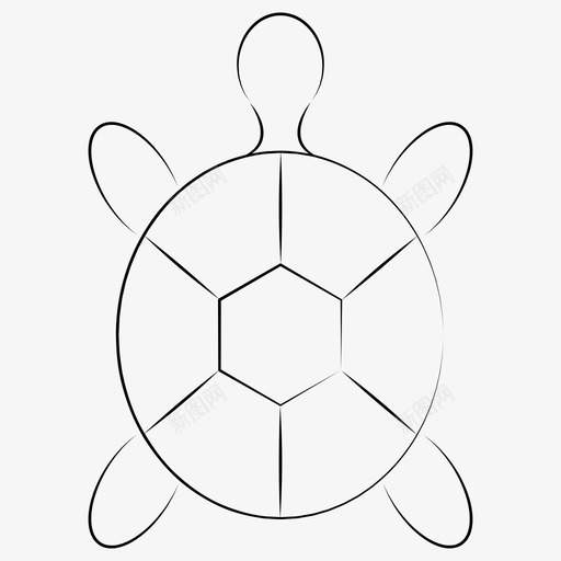 乌龟动物手绘宠物图标svg_新图网 https://ixintu.com 乌龟 动物 手绘宠物