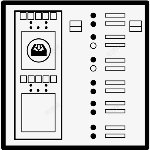 负荷中心馈线柜svg_新图网 https://ixintu.com 负荷中心馈线柜