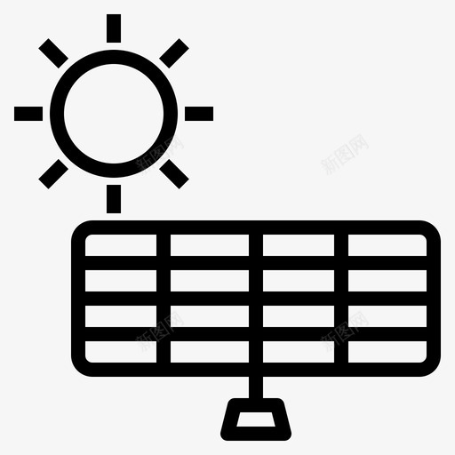 太阳能电池计算机设备图标svg_新图网 https://ixintu.com 太阳能电池 技术 用户体验 用户界面 计算机 设备 设备和技术