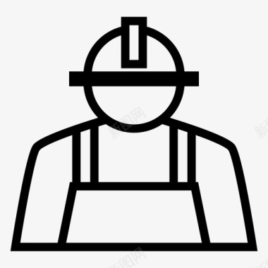 石匠建筑机械图标图标