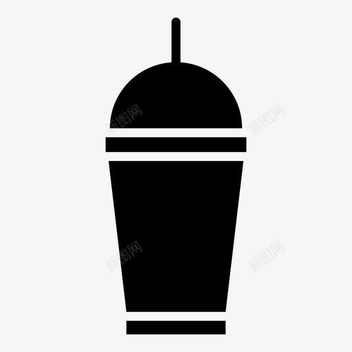 浓缩咖啡饮料奶油图标svg_新图网 https://ixintu.com 冰 奶油 浓缩咖啡 饮料