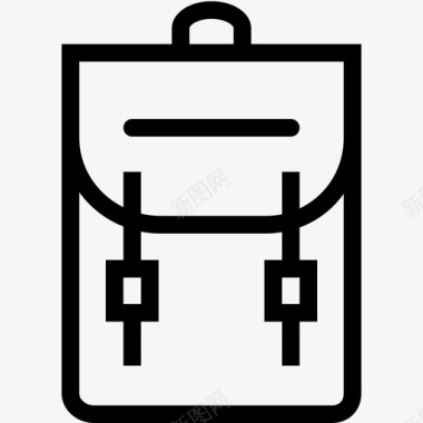 旅行包背包旅行图标图标