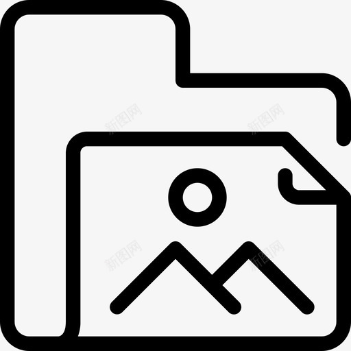 图像文件和文件夹存档文档图标svg_新图网 https://ixintu.com 图像文件和文件夹 媒体 存档 摄影 文件夹和文档 文档