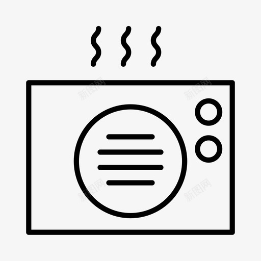 加热器电器电子图标svg_新图网 https://ixintu.com 加热器 家用电器 电器 电子