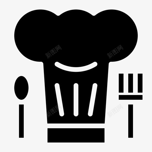 厨师帽烹饪厨房图标svg_新图网 https://ixintu.com 厨师帽 厨房 厨房工具 烹饪 玩具