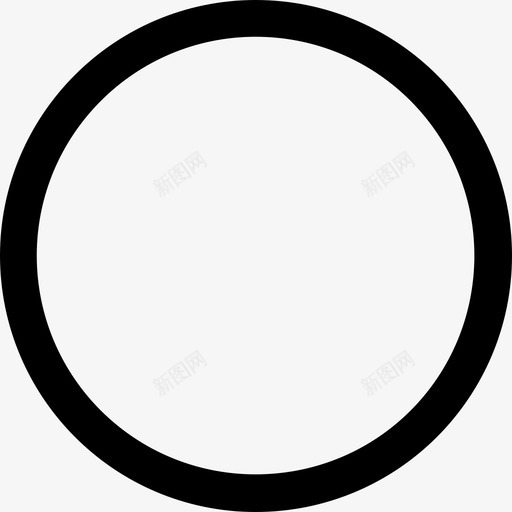 圆形几何形图标svg_新图网 https://ixintu.com 几何形 图片 圆形 对称 形状