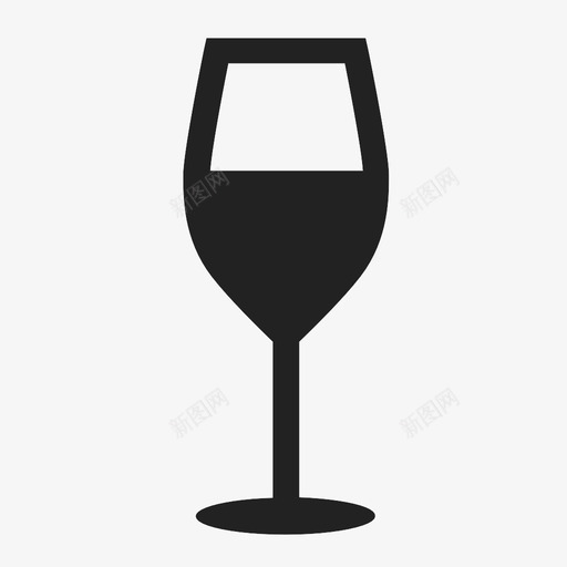 维格纳玻璃维欧尼玻璃玻璃器皿图标svg_新图网 https://ixintu.com 玻璃器皿 白葡萄酒杯 维格纳玻璃 维欧尼玻璃 葡萄酒