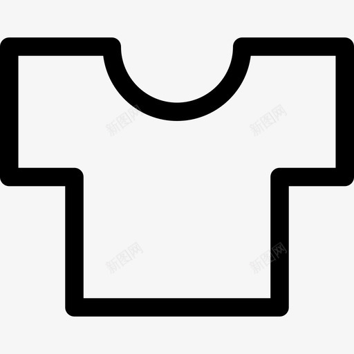 衬衫最小通用主题线性图标svg_新图网 https://ixintu.com 最小通用主题 线性 衬衫