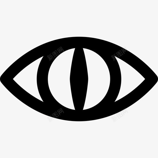 猫眼眼袋线状图标svg_新图网 https://ixintu.com 猫眼 眼袋 线状