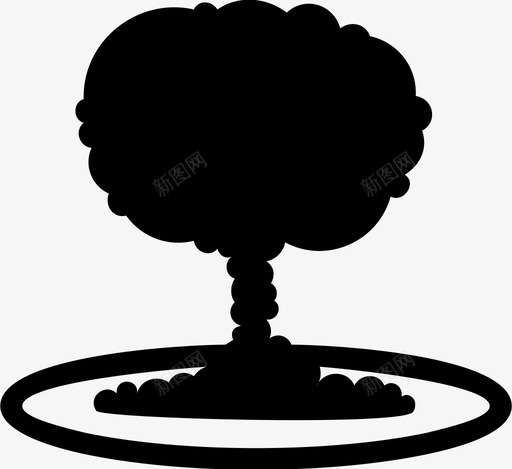 蘑菇云炸弹工业图标svg_新图网 https://ixintu.com 工业 核 污染 炸弹 烟雾 蘑菇云