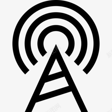 Wifi天线技术无线网络图标图标