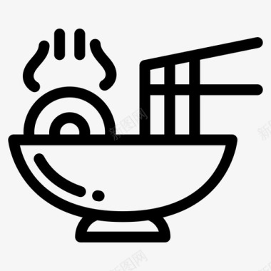 米碗食物图标图标