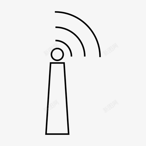 塔台信号已连接连接图标svg_新图网 https://ixintu.com 塔台信号 已连接 用户界面 网络 连接
