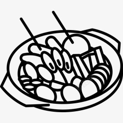 奥登奥登食物日本菜图标高清图片