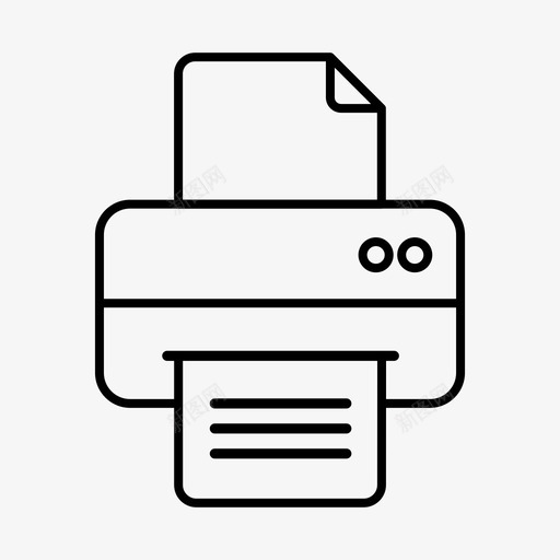 打印机文件机器图标svg_新图网 https://ixintu.com 印刷传统出版 打印机 打印输出 文件 机器