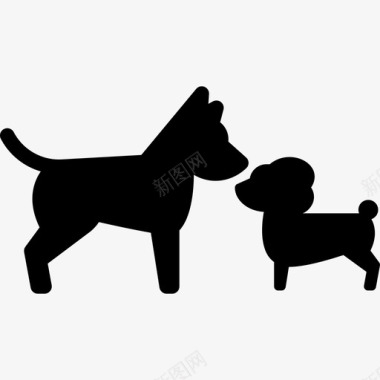 一些狗动物狗和训练图标图标