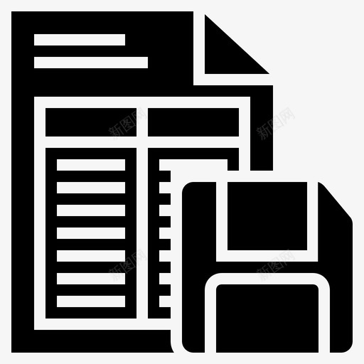保存数据备份备份数据图标svg_新图网 https://ixintu.com 业务文档 保存数据 保存文件 备份 备份数据