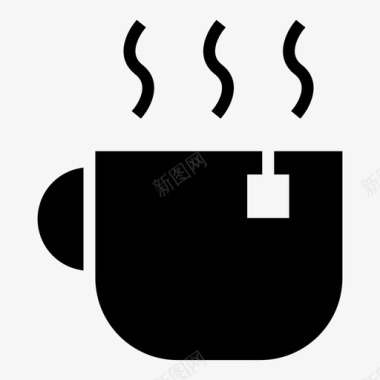 茶早餐饮料图标图标