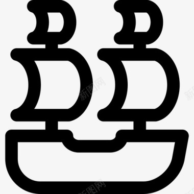 船海盗直系图标图标