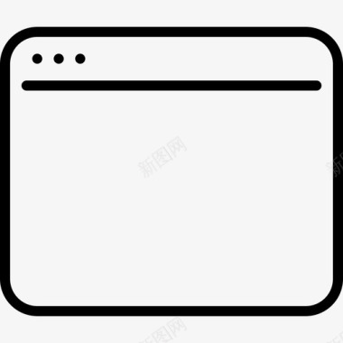 浏览器界面线工艺线性图标图标