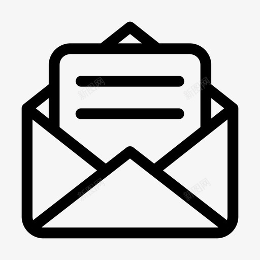 邮件电子邮件信封图标svg_新图网 https://ixintu.com 企业财务概要 信件 信封 信息 办公室 电子邮件 邮件