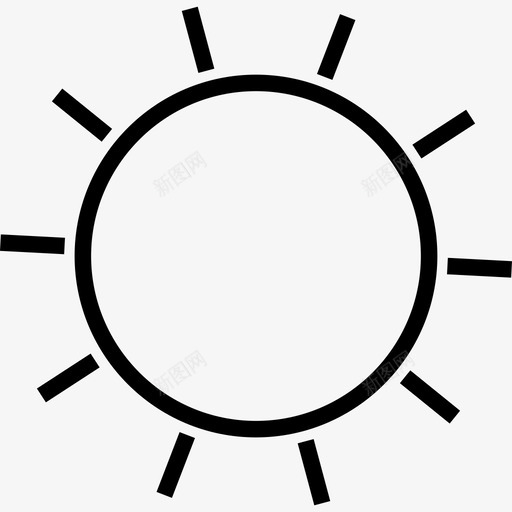 Sol系统图标设置浅圆形svg_新图网 https://ixintu.com Sol 浅圆形 系统图标设置