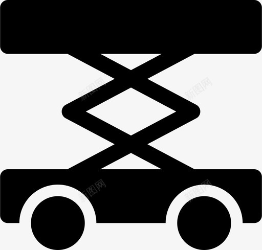 升降机建筑汽车图标svg_新图网 https://ixintu.com 升降机 基础设施和施工填充 建筑 施工 服务 汽车 清洁