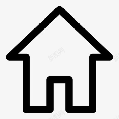 房屋建筑主页图标图标