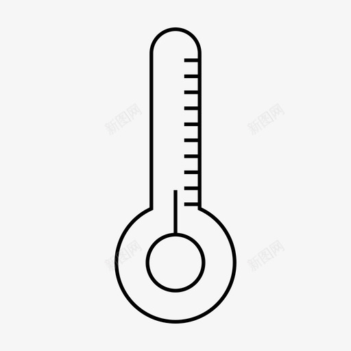 温度计冷测量图标svg_新图网 https://ixintu.com 冬季 冷 测量 温度 温度计 用户界面 网络