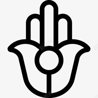 闪米特新石器主义形状宗教符号图标图标