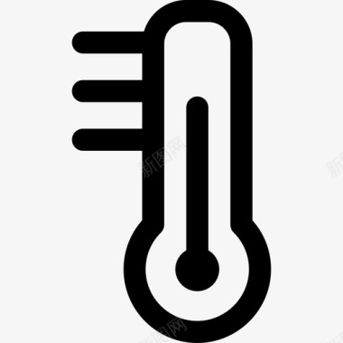 温度计工具和器具暖气和空调元件图标图标