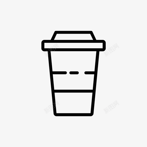 咖啡卡布奇诺杯子图标svg_新图网 https://ixintu.com 卡布奇诺 咖啡 咖啡和食物 外卖 拿铁 杯子 饮料