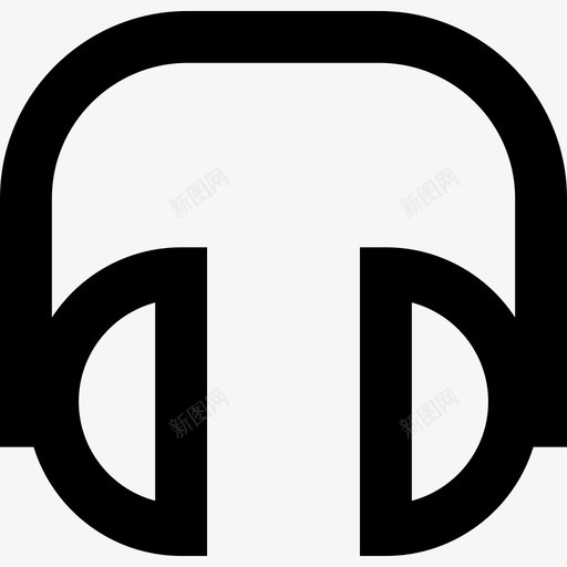 耳机线性电子产品图标svg_新图网 https://ixintu.com 线性电子产品 耳机