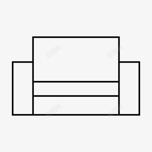 沙发客厅座位图标svg_新图网 https://ixintu.com 客厅 座位 沙发 用户界面 等等 网络