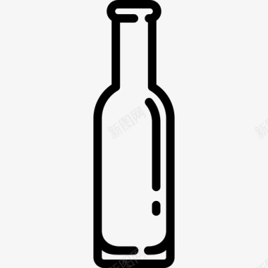 瓶家居用品生产线工艺线性图标图标