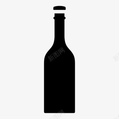 酒瓶饮料餐厅图标图标