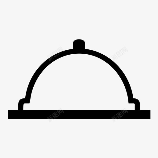 盘子盖自助餐厅食物图标svg_新图网 https://ixintu.com 厨房用具 盘子盖 自助餐厅 食物 餐厅