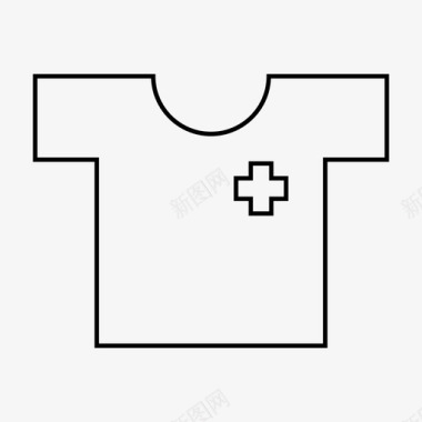 衬衫医生护士图标图标
