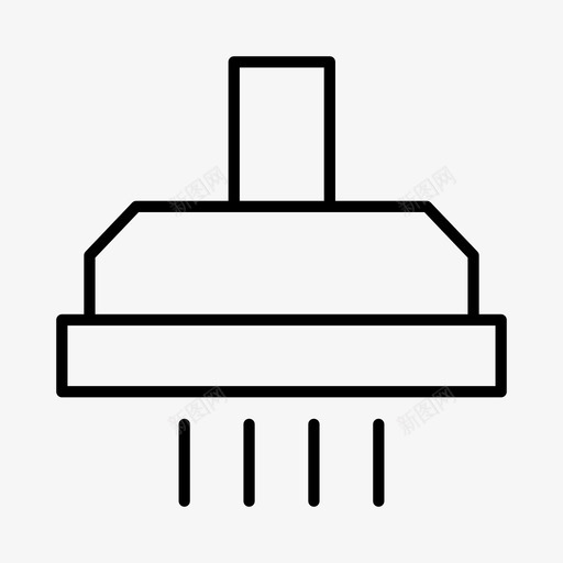 排气扇电器电子产品图标svg_新图网 https://ixintu.com 厨房 家用电器 排气扇 电器 电子产品