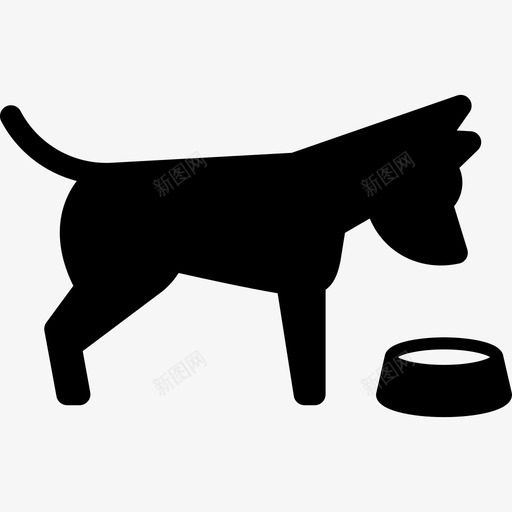 吃狗食物狗和训练图标svg_新图网 https://ixintu.com 吃狗 狗和训练 食物