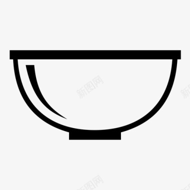 碗饮料自助餐厅图标图标
