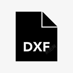 DXF格式文件格式glyph粗体dxf图标高清图片