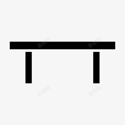 长凳家具工具图标svg_新图网 https://ixintu.com 器皿 家具 家用设备铭文 工具 木制 长凳