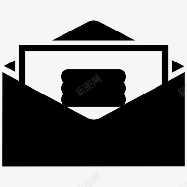 邮件澄清电子邮件对话图标图标