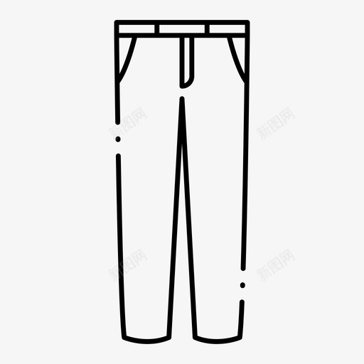 牛仔裤服装牛仔图标svg_新图网 https://ixintu.com 服装 服装服装店 牛仔 牛仔裤 裤子