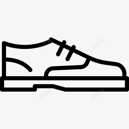 观众鞋和船线工艺直线图标svg_新图网 https://ixintu.com 直线 观众 鞋和船线工艺