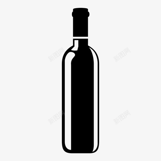 酒瓶饮料自助餐厅图标svg_新图网 https://ixintu.com 厨房用具 自助餐厅 酒瓶 餐厅 饮料