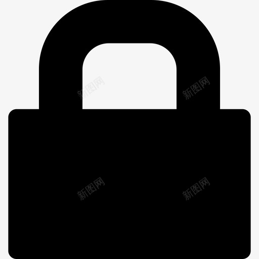 锁安全网络安全图标svg_新图网 https://ixintu.com 安全 网络安全 锁