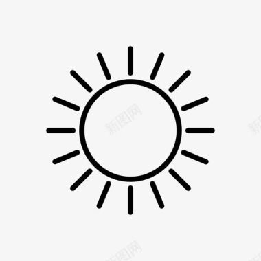 阳光天气旅游图标图标